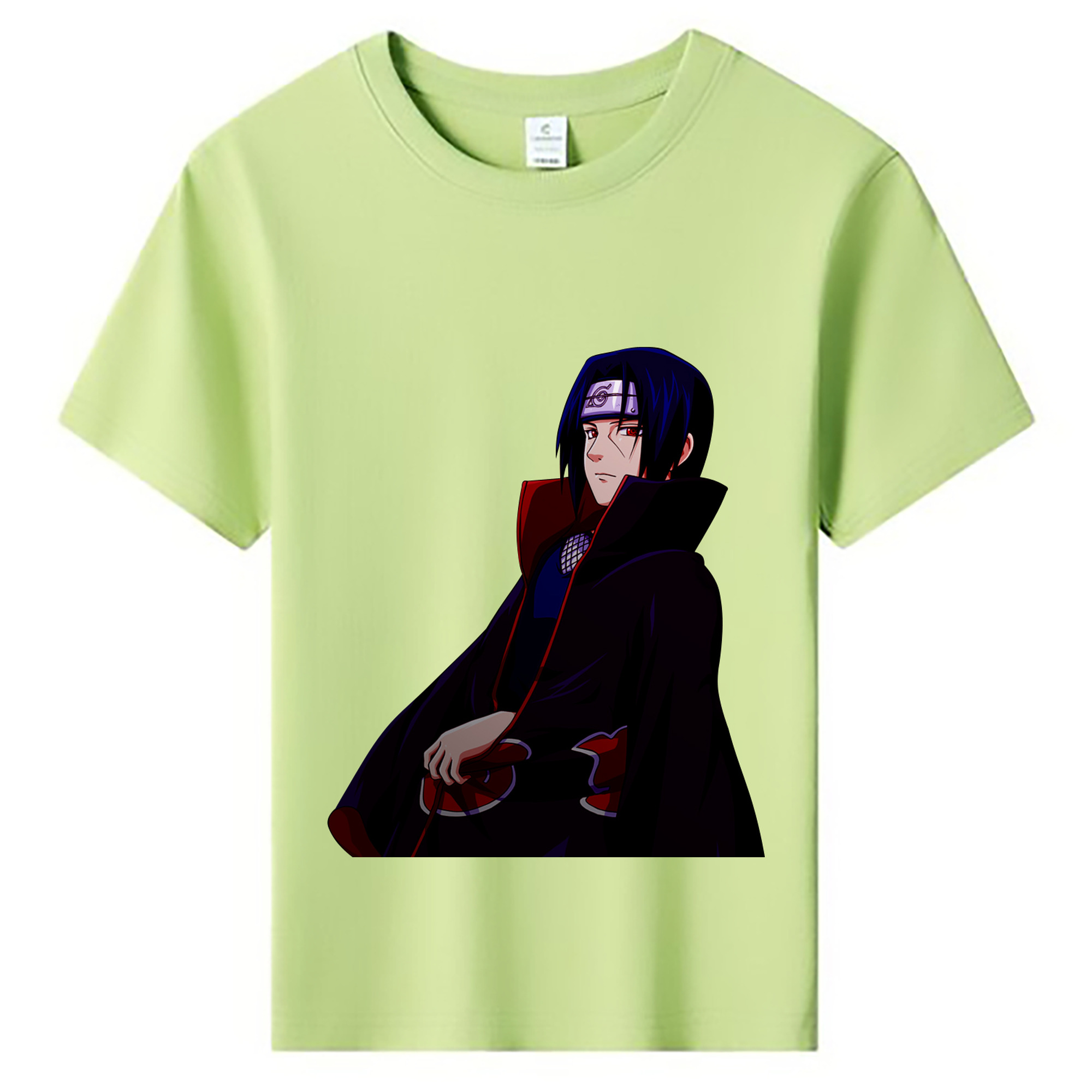 （画像用） NARUTO -ナルト- うちは イタチ Uchiha Itachi 綿100％キッズTシャツ（フロントプリント）